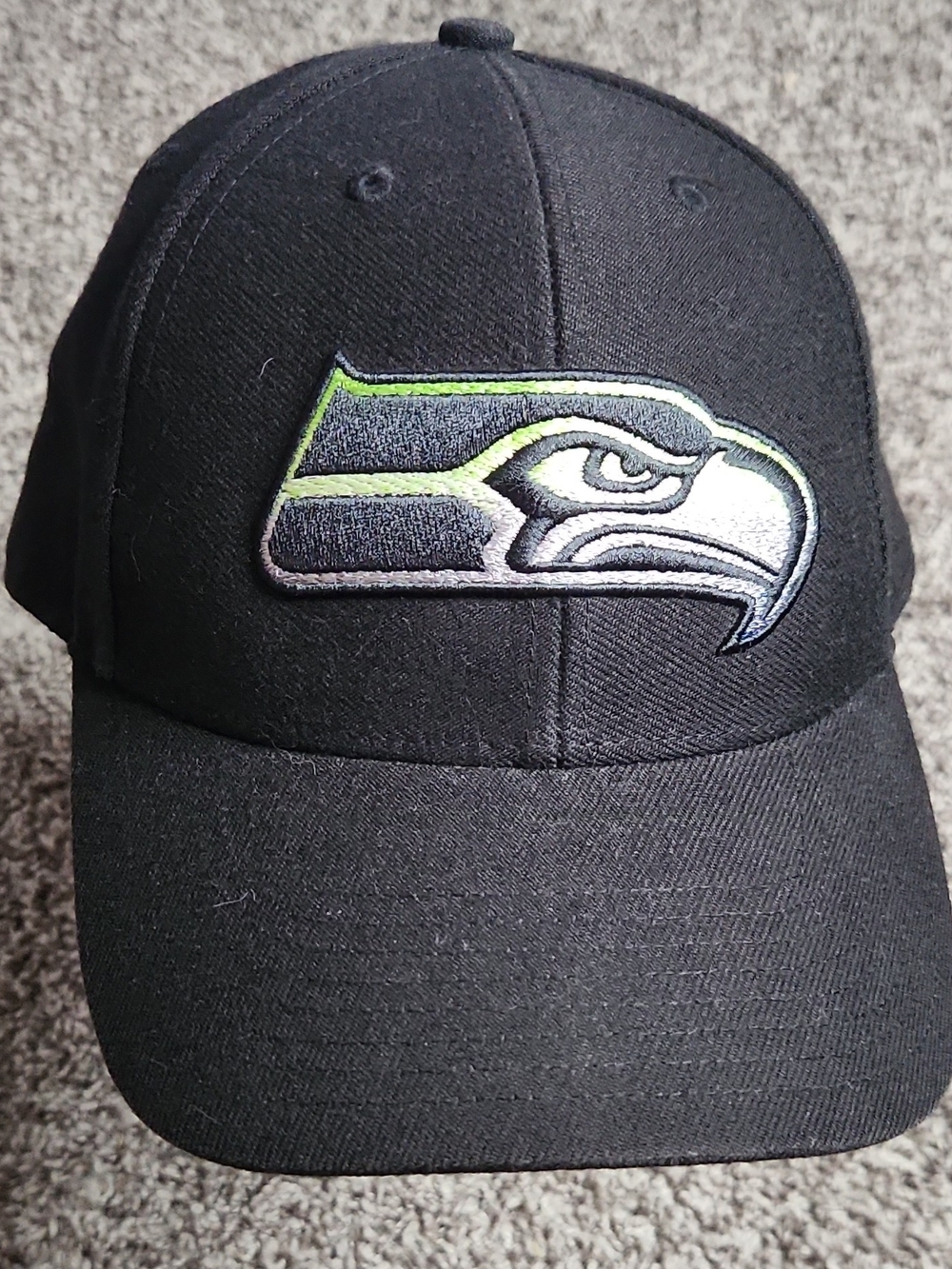 ’47 Seattle Seahawks NFL Officially Licensed Football Adjustable Hat Cap Black
